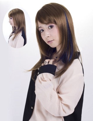 Wigs2you 接髪片 假髪女長直髪片一片式假髪片短髪變長接髪片E-011